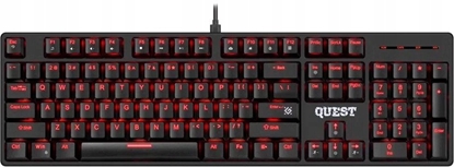 Изображение Klawiatura mechaniczna QUEST GK-596 RGB ANTI-GHOSTING