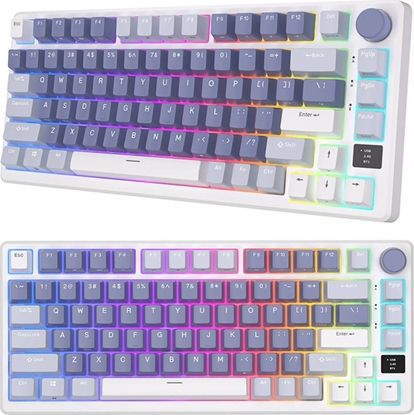 Picture of Klawiatura Royal Kludge RKM75 Silver switch (RKM75 silver switch)