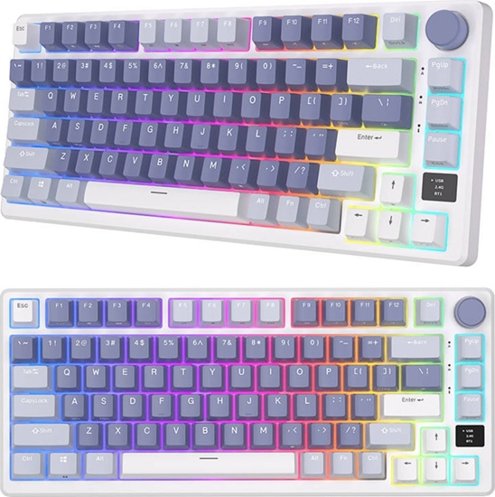 Picture of Klawiatura Royal Kludge RKM75 Silver switch (RKM75 silver switch)