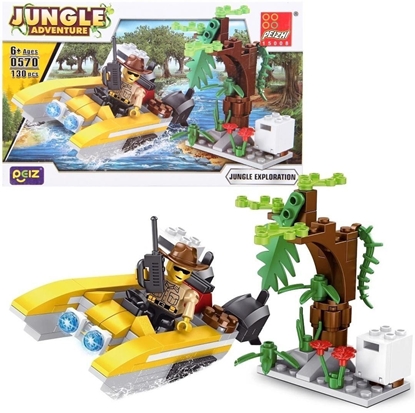 Picture of Klocki motorówka dungla 130 elementów