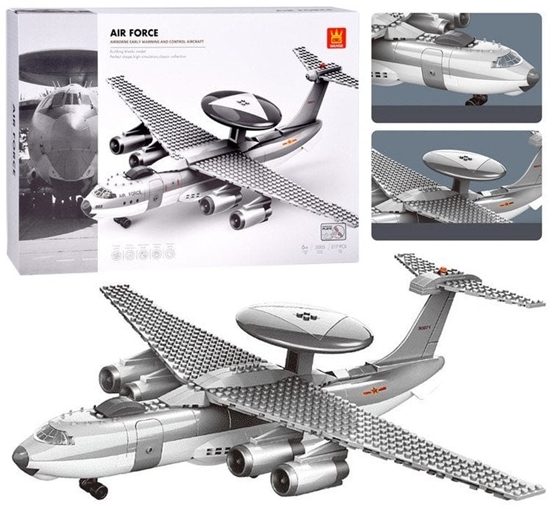 Picture of Klocki techniczne Samolot wczesnego ostrzegania i kontroli 217ele ZA5746 EDUKAMP