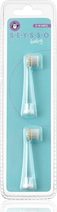 Attēls no Kocówka Seysso Baby Penguin - wymienne kocówki do szczoteczki sonicznej 0-18msc (2szt.)