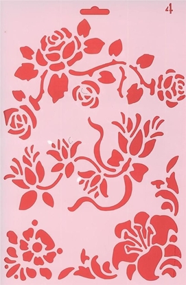 Attēls no Koh I Noor Szablon 04 rozkwitajce kwiaty