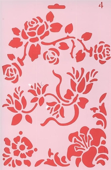Picture of Koh I Noor Szablon 04 rozkwitajce kwiaty