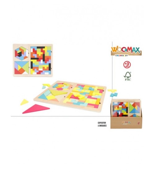 Picture of Koka attīstoša rotaļlieta Puzzle 3+ CB33061