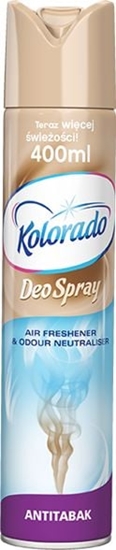 Изображение Kolorado Odwieacz powietrza kolorado Deo Spray-Antitabak 400ml uniwersalny