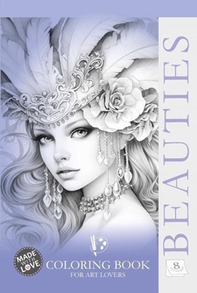 Picture of Kolorowanka kreatywna A4 Beauties fioletowa FRESH