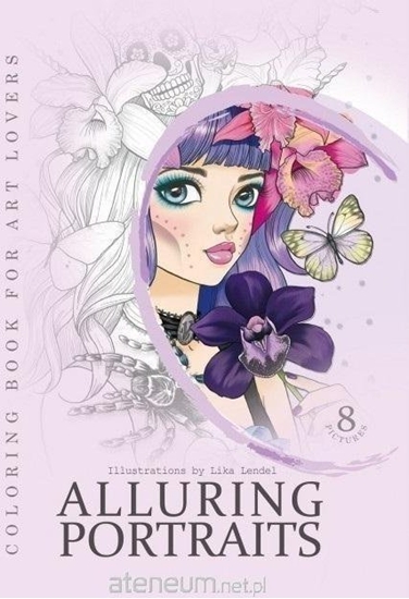 Picture of Kolorowanka kreatywna A4 Portraits fioletowa FRESH