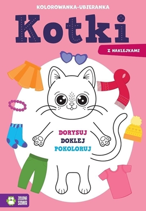 Изображение Kolorowanka ubieranka Kotki  98443