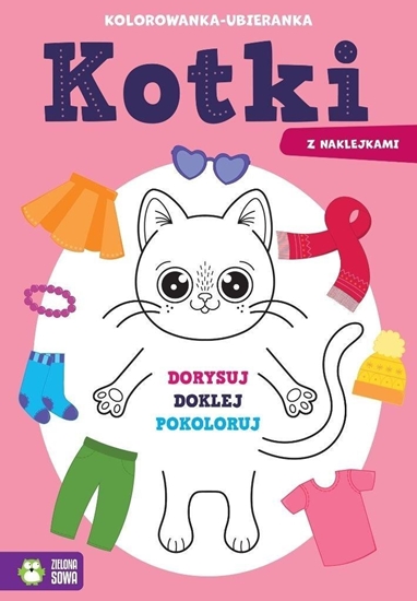 Изображение Kolorowanka ubieranka Kotki  98443