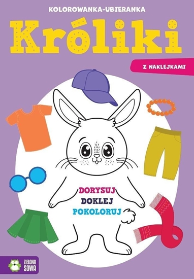 Изображение Kolorowanka ubieranka Króliczki  98467