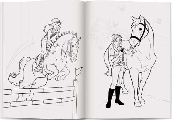 Изображение Kolorowanka z brokatem. SCHLEICH Horse Club. GCA-8401