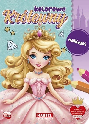 Picture of Kolorowe królewny z naklejkami