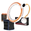 Attēls no Komplekts SET HULA HOOP MAGNETIC WHITE/ORANGE HHM21 WITH WEIGHT + COUNTER HMS + SLIMMING BELT BR1313