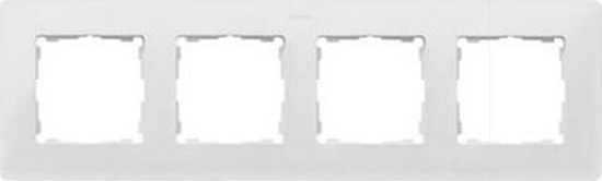 Picture of Kontakt-Simon Simon Detail 82 Ramka poczwórna Detail ORIGINAL-mono BIAA / podstawa Szary ciepy 8200640-029