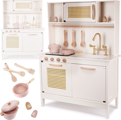 Attēls no Kontext Kuchnia drewniana MDF retro z akcesoriami BOHO