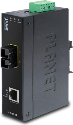 Picture of Konwerter wiatowodowy Planet Przemysowy 10/100Base-TX do 100Base-FX IFT-802T