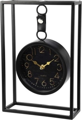 Picture of Koopman Zegar metalowy stoowy 20x31 cm czarny