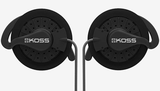 Picture of Koss Wireless Headphones KSC35 Ear clip, Microphone, Black