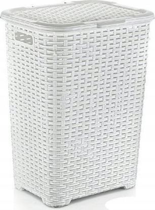 Picture of Kosz na bielizn RATTAN 45l-biay 400x316x550
