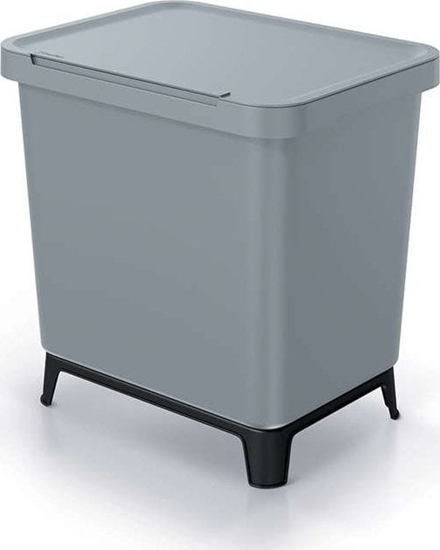Picture of Kosz na mieci Prosperplast do segregacji szary (CEN-81009)