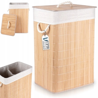 Picture of Kosz na pranie bambusowy beowy 70 l orion