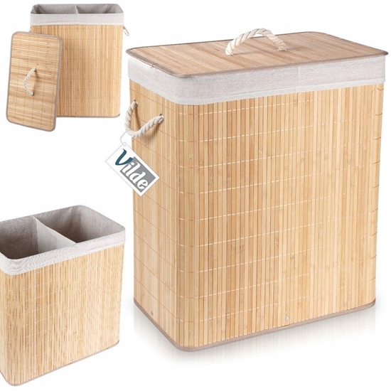 Picture of Kosz na pranie bambusowy beowy 90 l orion