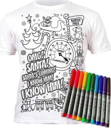 Attēls no Koszulka do wielokrotnego kolorowania Elfy 5-6