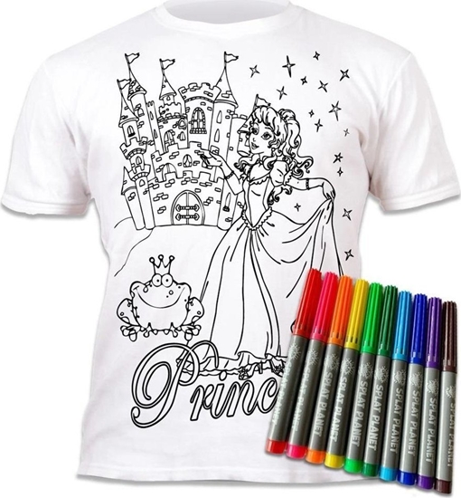 Picture of Koszulka do wielokrotnego kolorowania Princess 5-6