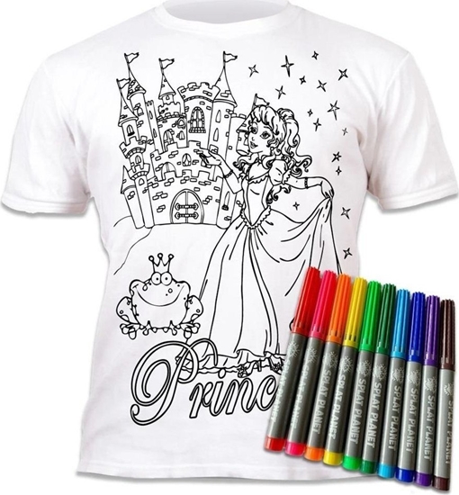 Picture of Koszulka do wielokrotnego kolorowania Princess 7-8