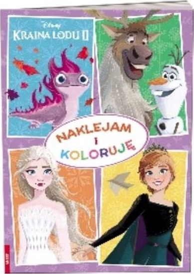 Изображение Kraina Lodu. Najklejam i koloruj