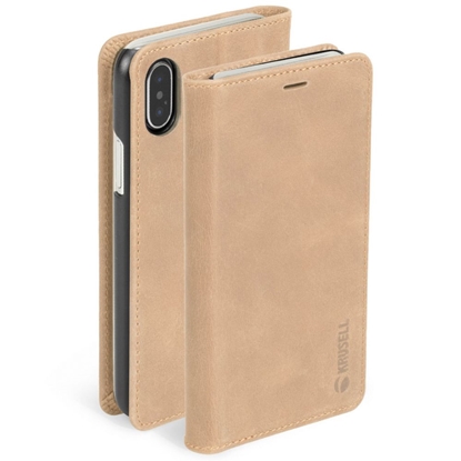 Изображение Krusell Apple Sunne 4 Card FolioWallet Apple iPhone XS Max vintage nude