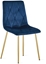Picture of Krzeso do jadalni LIBRA welur granatowy aksamit na zotych nogach
