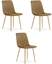 Изображение Krzeso tapicerowane TURIN brzowe do salonu kuchni i jadalni x3