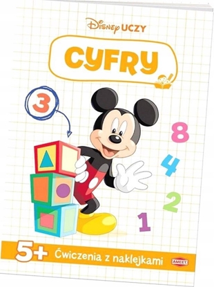 Attēls no Ksieczka Disney uczy. Miki. wiczenia z naklejkami. Cyfry UDN-9308