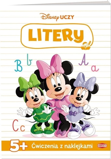 Picture of Ksieczka Disney uczy. Minnie. wiczenia z naklejkami. Litery UDN-9307