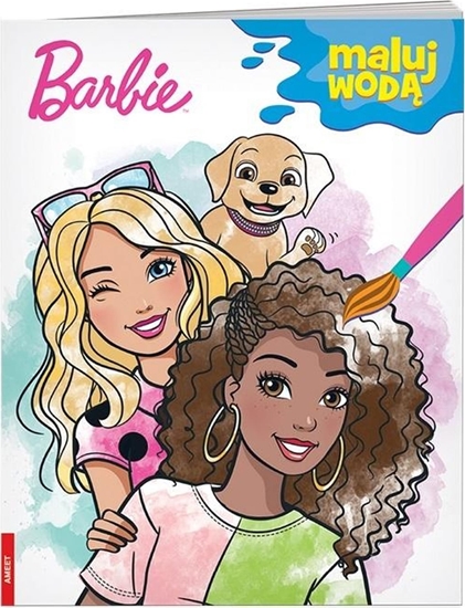 Изображение Ksieczka Maluj wod. Barbie MW-1104