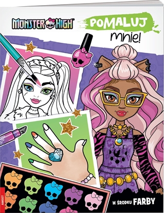 Picture of Ksieczka Monster High. Pomaluj mnie! MAK-1501