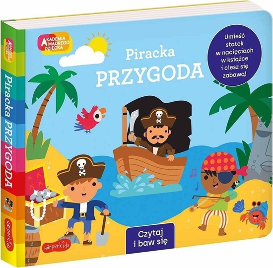 Изображение Ksieczka Piracka przygoda. Akademia Mdrego Dziecka. Czytaj i baw si