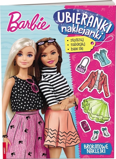 Изображение Ksieczka Ubieranki naklejanki. Barbie SDU-1108