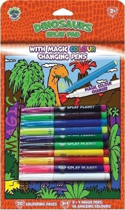 Attēls no Ksieczka z magicznymi mazakami Dinozaury