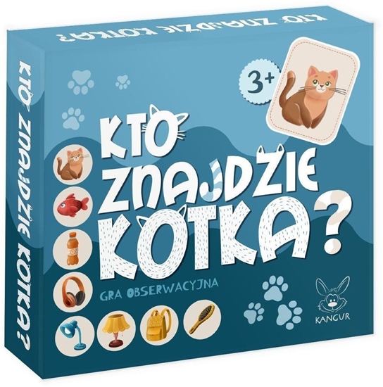 Picture of Kto znajdzie KOTKA? Gra obserwacyjna 3+