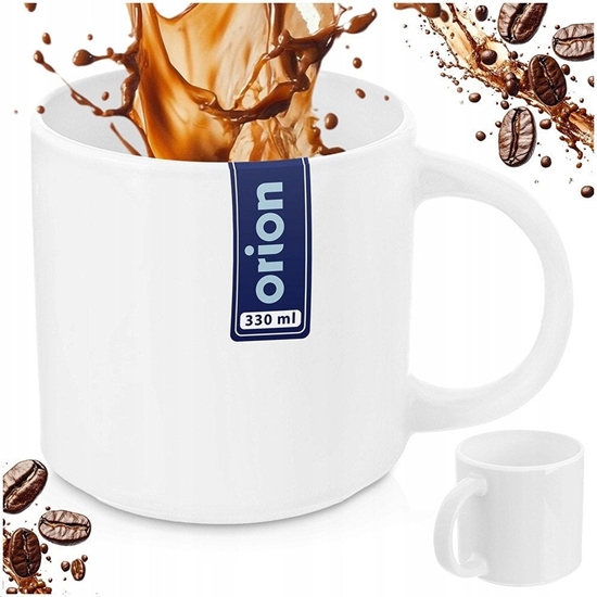 Picture of Kubek porcelanowy biay MONA 330 ml