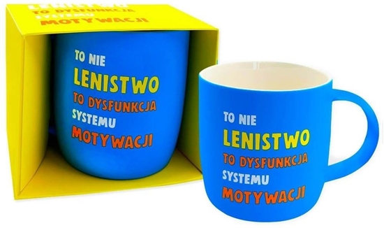 Изображение KUKARTKA Kubek neonowy Lenistwo