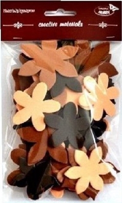 Изображение Kwiatki tonacja brzowa 60szt