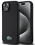 Picture of Lacoste Apple iPhone 15 6.1 Liquid Silicone Microfiber Croc Logo Magsafe Back Cover Black