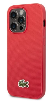 Picture of Lacoste Apple Phone 14 Pro Iconic Petit Pique Logo Case Red