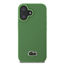 Attēls no Lacoste Hard Cover Iconic Petit Pique Woven Logo MagSafe Green, for iPhone 16 Plus, LCHMP16MPVCN