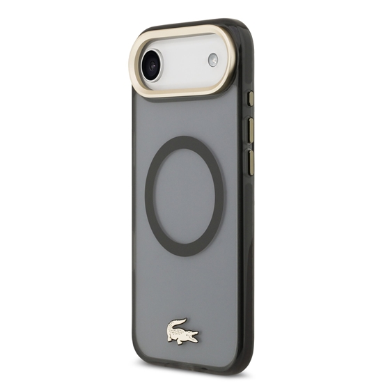 Изображение Lacoste PC/TPU Frosted Finish Gold Logo MagSafe Case for Apple iPhone 17 Air