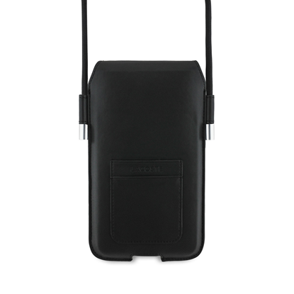 Attēls no Lacoste PVC Blend Monogram Phone Pouch XL Black